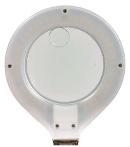 LED Stolná lampa s lupou LED/6,5W/230V biela