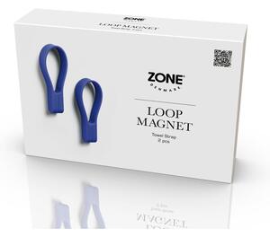 Modré silikónové háčiky v súprave 2 ks Loop – Zone