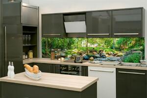 Samolepiace tapety za kuchynskú linku, rozmer 350 cm x 60 cm, botanická záhrada, DIMEX KI-350-134