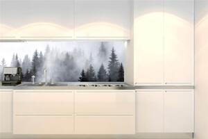 Samolepiace tapety za kuchynskú linku, rozmer 180 cm x 60 cm, les v hmle, DIMEX KI-180-143