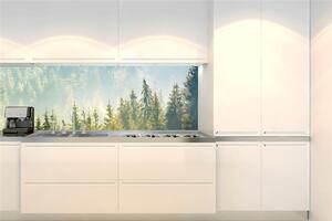 Samolepiace tapety za kuchynskú linku, rozmer 180 cm x 60 cm, hmla nad lesom, DIMEX KI-180-141