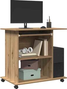 Maison Exclusive - písací stôl Artisan z dubového dreva 80x50x75 cm drevený materiál