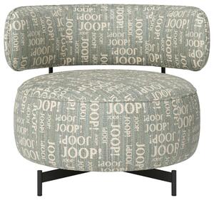 DIZAJNOVÉ KRESLO, textil, modrá, zelená Joop! - Kreslá