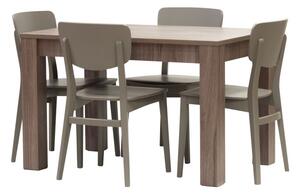 Stima Stôl RIO Rozklad: + 40 cm rozklad, Odtieň: Dub Halifax prírodný, Rozmer: 160 x 80 cm