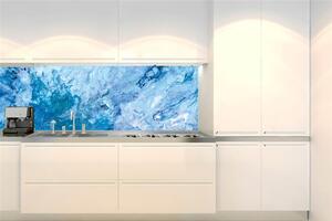 Samolepiace tapety za kuchynskú linku, rozmer 180 cm x 60 cm, modrý mramor, DIMEX KI-180-158