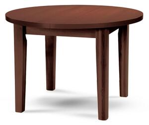 Stima drevený Stôl FIT 110 Rozklad: + 35 cm rozklad, Odtieň: Biela, Rozmer: Ø 110 cm