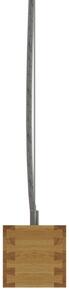 APLED - LED Luster na lanku LOOK LED/36W/230V 4000K 120 cm dub