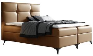 Kontinentálna posteľ Durian, Rozmer postele: 120x200, Dostupné poťahy: ekokoža Soft 017 (biela) Mirjan24 5902928343908