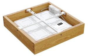 APLED - LED Stropné svietidlo QUADRA LED/24W/230V dub