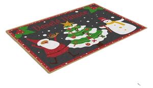 GDmats koberce Protišmyková rohožka GDmats Veselé Vianoce - Vianočné svet - 40x60 cm
