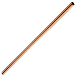 Bar@drinkstuff Nerezové medené slamky 21,5cm
