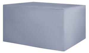 Ochranná plachta na záhradný nábytok sivá PVC polyester 155 x 155 x 90 cm kryt proti dažďu
