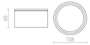 RED - Design Rendl - R10428 - Vonkajšie svietidlo MERIDO 1xGX53/11W/230V IP44 biela