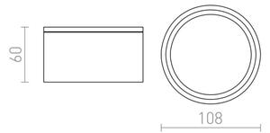 RED - Design Rendl - R10430 - Vonkajšie svietidlo MERIDO 1xGX53/11W/230V IP54
