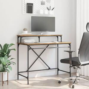 Maison Exclusive - písací stôl zo starého dreva 100 x 50 x 90 cm drevený materiál