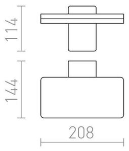 RED - Design Rendl-R11947- LED Vonkajšie nástenné svietidlo RINA LED/12W/230V IP65