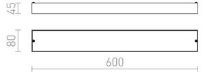 RED - Design Rendl - R11993 - LED Kúpeľňové svietidlo MARINA LED/9W/230V IP44