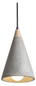 RED - Design Rendl - R12380 - Luster na lanku HEIDI 1xE27/28W/230V betón/drevo