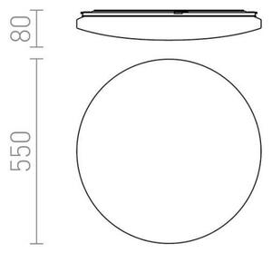 RED - Design Rendl - R12434 - LED Stropné svietidlo SEMPRE LED/56W/230V okrúhly