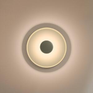 Vibia Top LED nástenné svetlo Ø 40 cm zelené L1, Zelená, Obývacia izba / jedáleň, kov, Moderný, Nástenné svietidlo