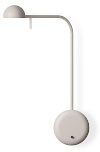 Vibia Pin 1680 LED nástenné svetlo, 39 cm, krémová farba, Krémová / jantárovo žltá, Spálňa, Hliník, Moderný, Nástenné svietidlo