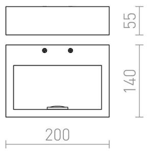RED - Design Rendl - R12595 - LED Nástenné svietidlo NEMAN LED/10W/230V