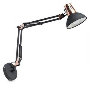 RED - Design Rendl - R12651 - Nástenná lampa ANTE 1xE27/28W/230V čierna