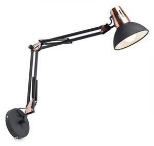 RED - Design Rendl - R12651 - Nástenná lampa ANTE 1xE27/28W/230V čierna