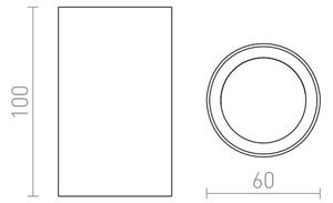 RED - Design Rendl - R12668 - Bodové svietidlo GAYA 1xGU10/35W/230V