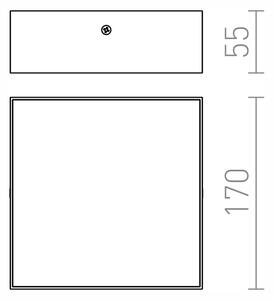 RED - Design Rendl - R12849 - LED Stropné svietidlo LARISA LED/15W/230V čierna