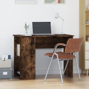 Maison Exclusive - písací stôl z dymového dubu 100x55x75 cm drevený materiál