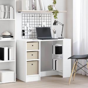 Maison Exclusive – písací stôl, biela drevotrieska, 100 x 40 x 75 cm