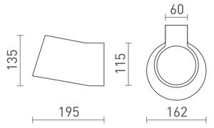 RED - Design Rendl - R13520 - Nástenné svietidlo BENITA 1xE14/25W/230V