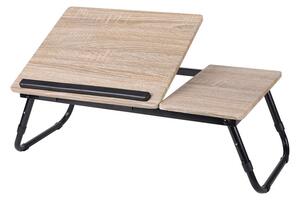 DOCHTMANN Stolík na notebook moderný drevo, kov 58 x 38 x 21cm