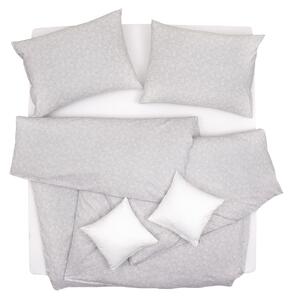 Obliečky FLANEL mini štvorce Štandardný 1x paplón 140x200 + 1x vankúš 70x90 cm