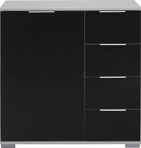 KOMODA, čierna, 81/83/41 cm Carryhome - Spálňové sety