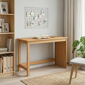 Maison Exclusive – Písací stôl medovo hnedý 112 x 50 x 75 cm z masívneho borovicového dreva