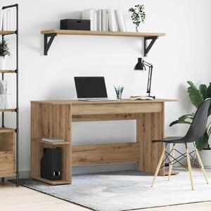 Maison Exclusive – písací stôl z drevovláknitej dosky s povrchovou úpravou imitujúcou orechové drevo, rozmer 140 x 50 x 75 cm