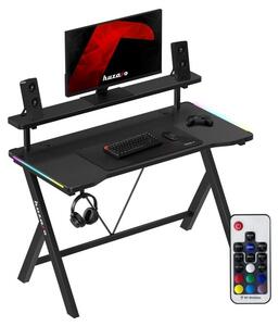 HUZARO Herný Stôl Hero 1.9 RGB Čierny