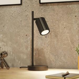 Paulmann Stolová lampa Lirena, čierna matná, výška 35 cm, kovová, Čierna, Obývacia izba / jedáleň, kov, Moderný, Stojacie svietidlo