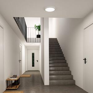 Paulmann Stropné LED svetlo Abia 2, Ø 30 cm, biele,, Biela / opálová, Obývacia izba / jedáleň, Plast, Moderný, Závesné svietidlo