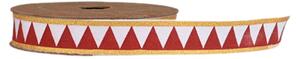 Dekoratívna stuha Drummer Red / White 1,5 cm – 5 m