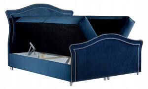 Kúzelná rustikálna posteľ Bradley Lux 200x200, šedá