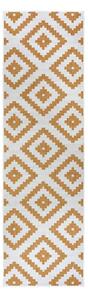 Okrovožlto-biely vonkajší koberec 80x250 cm Malta – NORTHRUGS