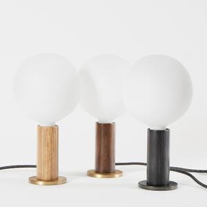 Hnedá stmievateľná stolová lampa (výška 28 cm) Knuckle – tala
