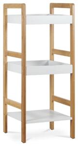 Regál Autronic 30x72 cm biely bambus DR-013-3