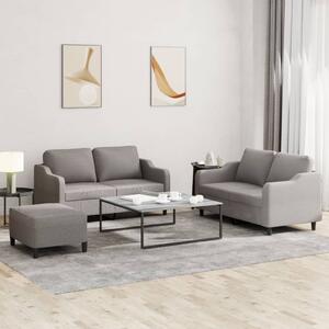 Maison Exclusive – 3-dielna sedacia súprava s vankúšmi, látka v odtieni taupe