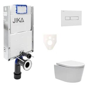Cenovo zvýhodnený závesný WC set Jika na zamurovanie + WC SAT Brevis SIKOJW1