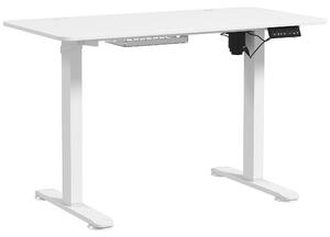 Vinsetto Elektricky výškovo nastaviteľný písací stôl 120 x 60 cm, počítačový stôl, biely
