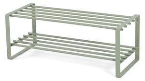 Sivozelená kovová skrinka na topánky 70x29x27 cm Rex – Spinder Design